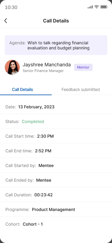 Call details